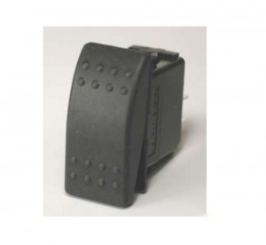 Contura II Rocker Switch Non-Illuminated Soft Black Actuator