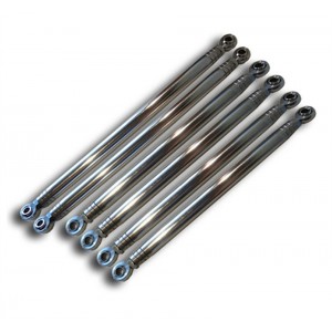 Arctic Cat WildCat / WildCat X Heavy Duty Radius Rods, Polished (2012-2014)