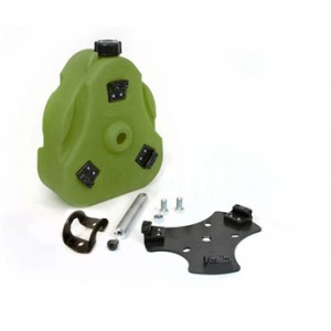 2 Gallon Cam Can Petroleum Storage Containers, Green/Black