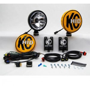HID 6 in. Long Range Lights Black, 50 watt (Pair)