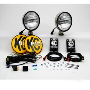 HID 6 in. Flood Lights Stainless, 50 watt (Pair)