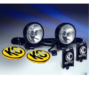 HID 6 in. Driving Lights Black, 50 watt (Pair)