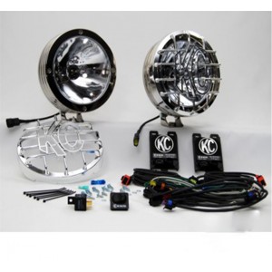 HID 8 in. Long Range Lights Stainless, 50 watt (Pair)
