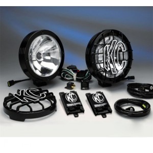 HID 8 in. Long Range Lights Black Stainless, 50 watt (Pair)