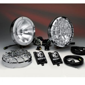 HID 8 in. Driving Lights Stainless, 50 watt (Pair)