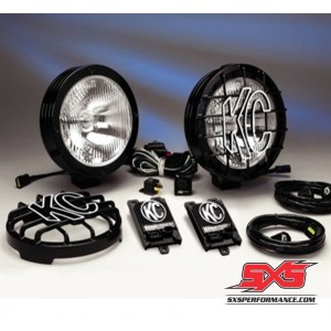 HID 8 in. Driving Lights Black Stainless, 50 watt (Pair)