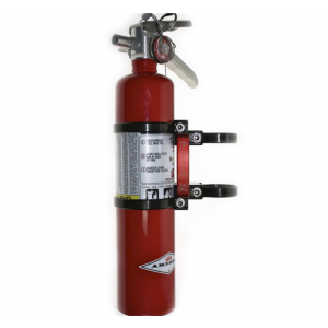 Quick release fire extinguisher mount w/ 2.5lb extinguisher