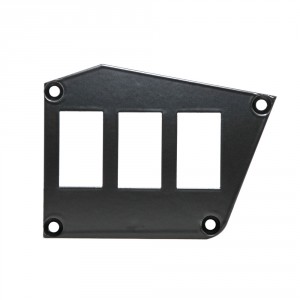 Polaris RZR XP 1000 Right Side 3 Switch Plate for Special Edition Dash - Black