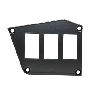 Polaris RZR XP/XP4 1000 Left Side 3 Switch Plate for Special Edition Dash - Black