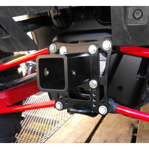 Polaris RZR XP 1000 Adjustable 2 in. Receiver - Polaris RZR XP 1000 Adjustable Receiver, Gloss Black