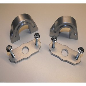 Polaris RZR XP 1000 / RZR XP4 1000 Sway Bar Clamps - Polaris RZR XP 1000 / RZR XP4 1000 Sway Bar Clamp, Anodized Black