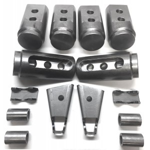 UTV DISTRIBUTION POLARIS RZR BUNGS 1000 / XP1K CAGE CONNECTORS / ADAPTERS -2 SEAT KIT WITH DOOR TABS