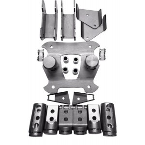 UTV DISTRIBUTION POLARIS RZR BUNGS XP 1000 / XP1K CAGE CONNECTORS / ADAPTERS 4 SEAT BUILDERS CHOICE KIT