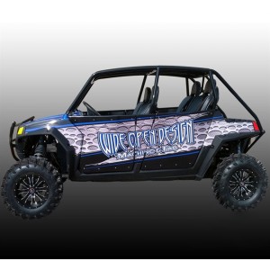 Polaris RZR-4 800 DOM Rolled Roof Roll Cage w/ Rear Bumper