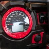 Installed Red Speedometer Bezel