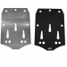 Yamaha Rhino 450/ 660/ 700 Rear Lower Skid Aluminum