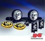 HID 6 in. Driving Lights Black, 50 watt (Pair)