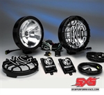 HID 8 in. Long Range Lights Black Stainless, 50 watt (Pair)