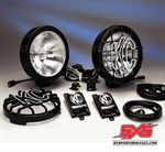 HID 8 in. Driving Lights Black Stainless, 50 watt (Pair)