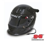 Impact Top Carbon Air Draft Helmet, Wired